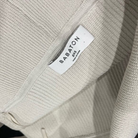 BABATON ARIZIA SCULPT KNIT TOP OFF SHOULDER SZ XXS PREPPY CHIC TOP - Picture 8 of 12